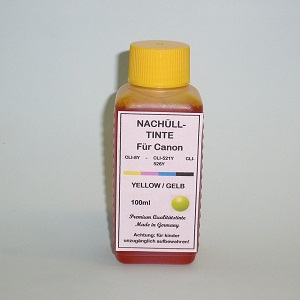 100 ml Tinta Amarela para Canon CLI-...