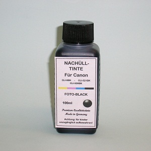 100 ml Tinta Preta Foto para Canon CLI-...