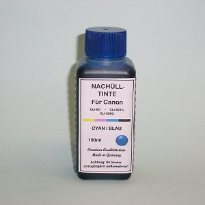 100 ml Tinta Ciano para Canon CLI-...