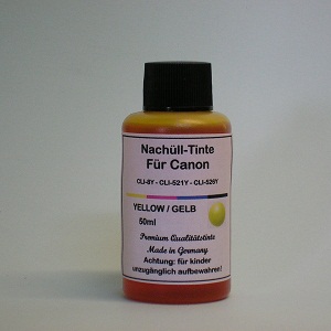 50 ml Tinta Amarela para Canon CLI-...