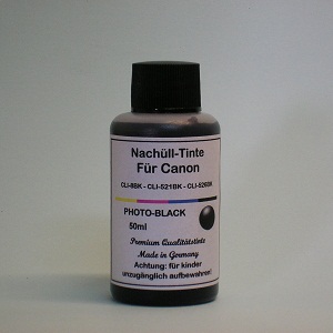50 ml Tinta Preta Foto para Canon CLI-...