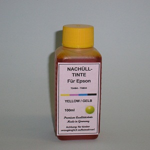 100 ml Tinta Amarela para Epson T0484 T0804