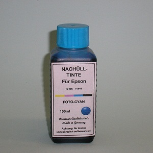 100 ml Tinta Ciano Light para Epson T0485 T0805