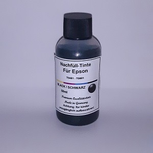 50 ml Tinta Preta para Epson T0481 T0801