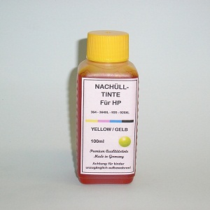 100 ml Tinta Amarela para HP 364 364XL 920 920XL