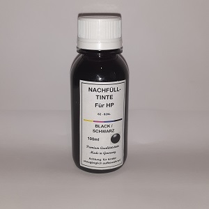 100 ml Tinta Preta para HP 62 62XL