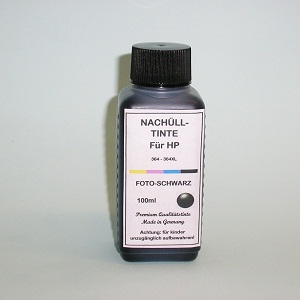 100 ml Tinta Preta Foto para HP 364 364XL