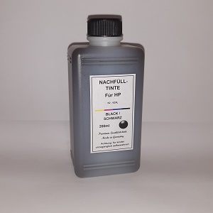 200 ml Tinta Preta para HP 62 62XL