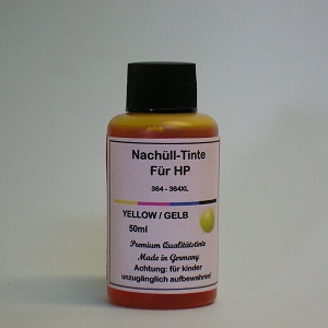 50 ml Tinta Amarela para HP 364 364XL 920 920XL