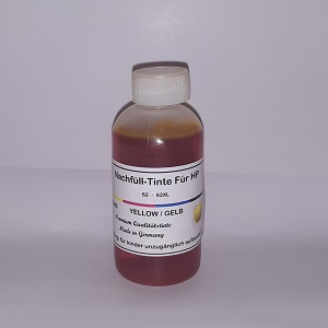 50 ml Tinta Amarela para HP 62 62XL