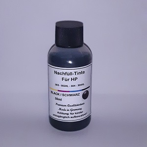 50 ml Tinta Preta para HP 303 303XL 304 304XL
