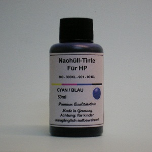 50 ml Tinta Ciano para HP 300 901