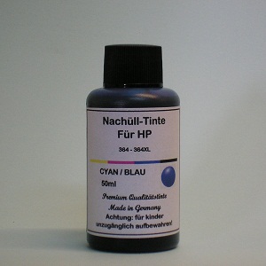 50 ml Tinta Ciano para HP 364 364XL 920 920XL