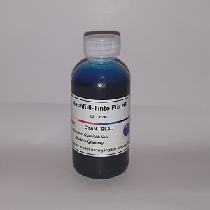 50 ml Tinta Ciano para HP 62 62XL